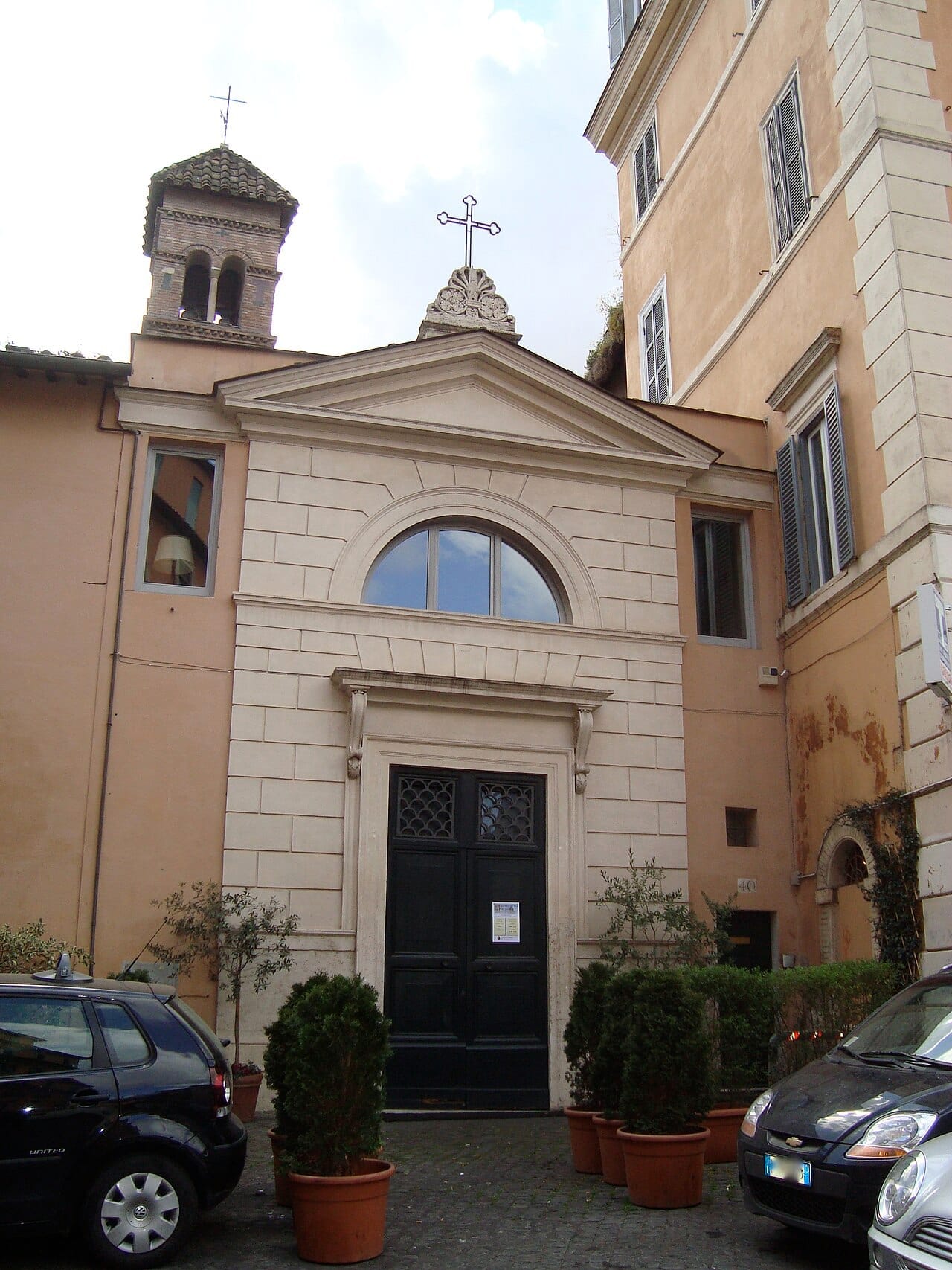 Exterior of San Benedetto in Piscinula in Trastevere, Rome.