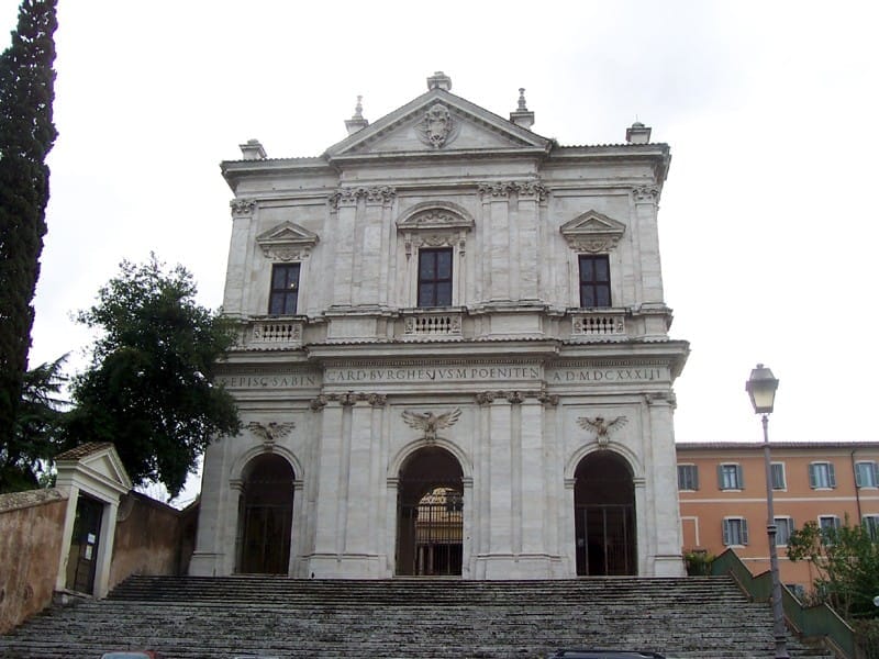Exterior of San Gregorio al Celio in Rome.